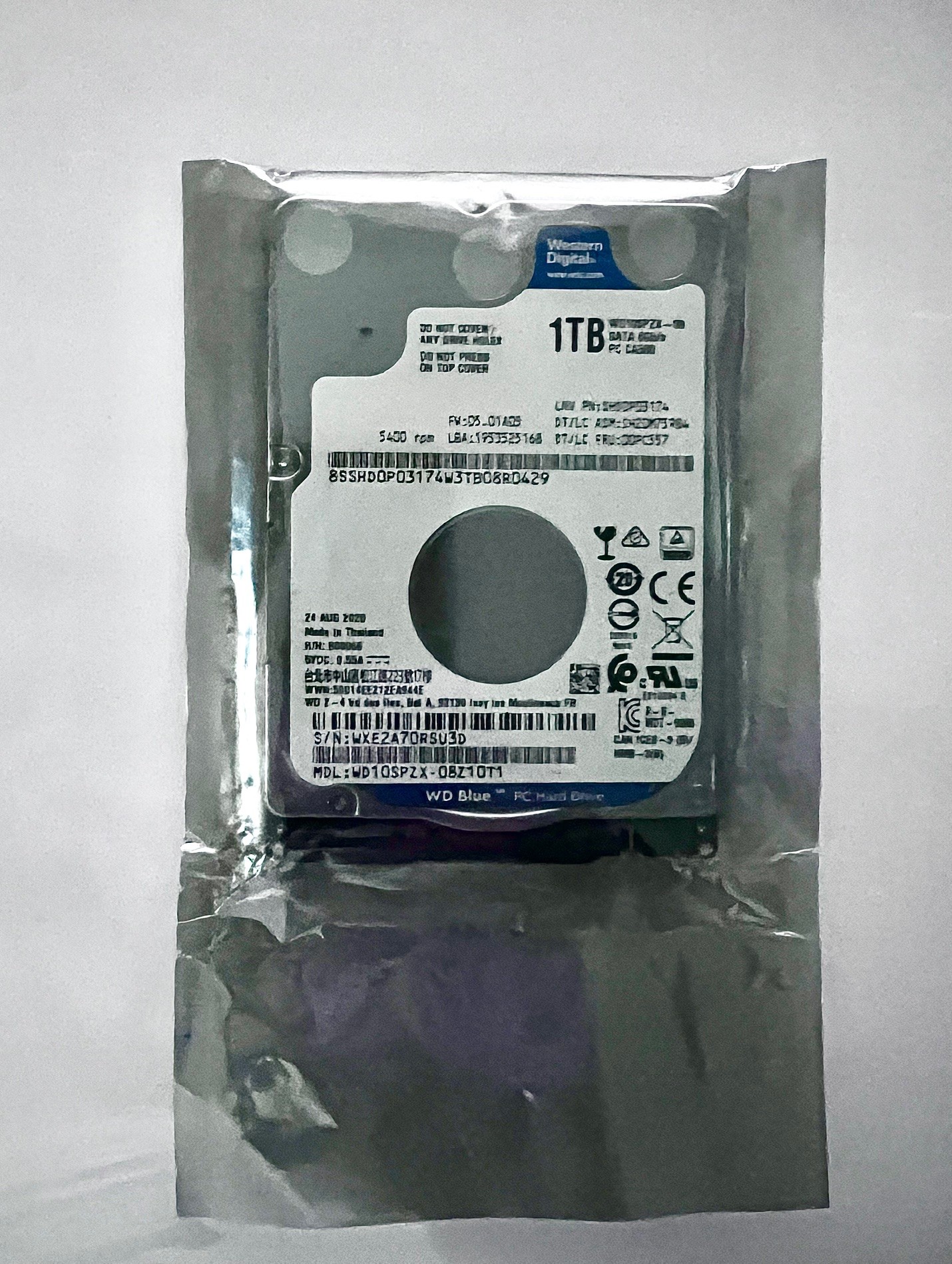 1 TB WD HDD 2.5 inch 5400 RPM | PC | Laptop Hard Drive