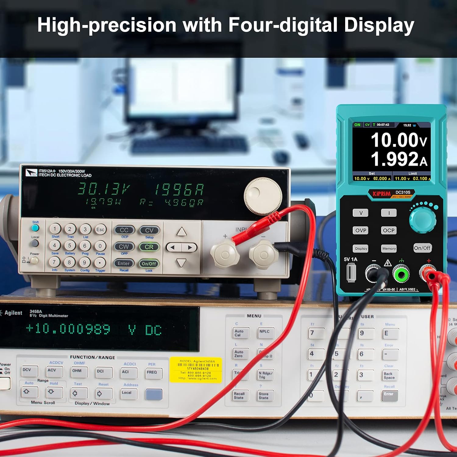 Kiprim Programmable DC Power Supply (0‑30 V, 0‑10 A) | PSU