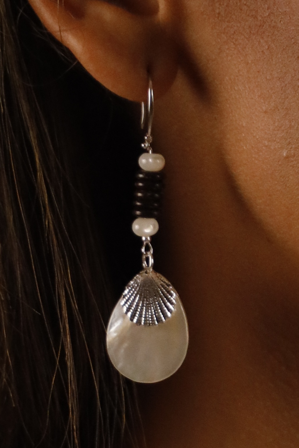 Koko Loko: Earrings Silver Shell | S925 Silver