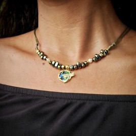 Mermaid's Dream: Abalone Shell & Hematite Necklace