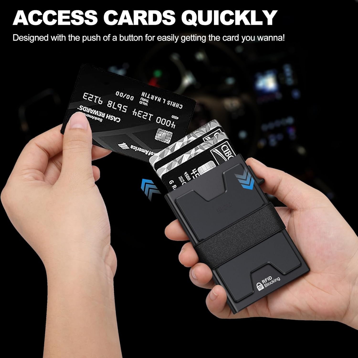 SEMORID Slim Wallet Card Holder | RFID Wallet