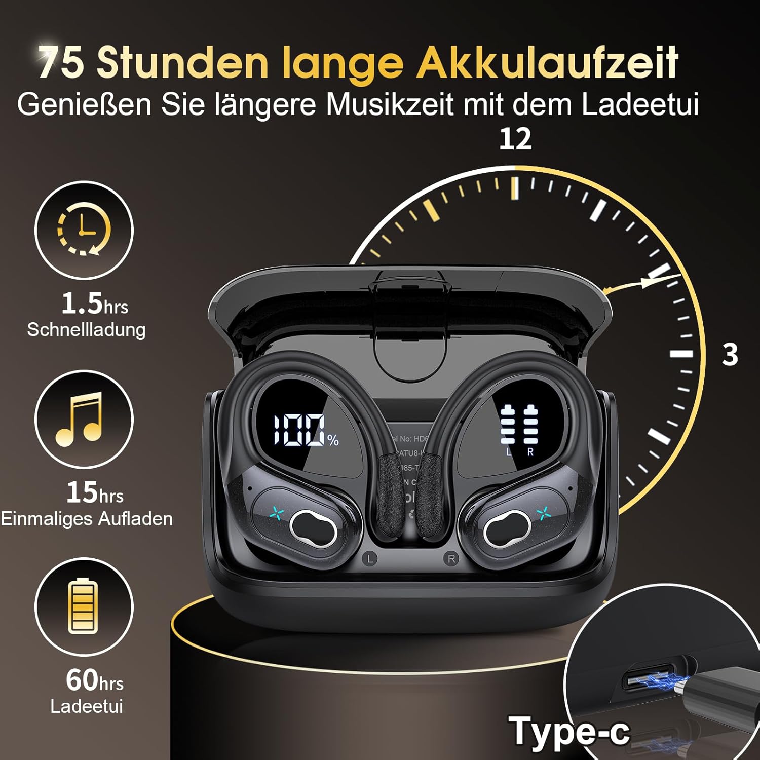 STECEi HD65 Bluetooth earbuds
