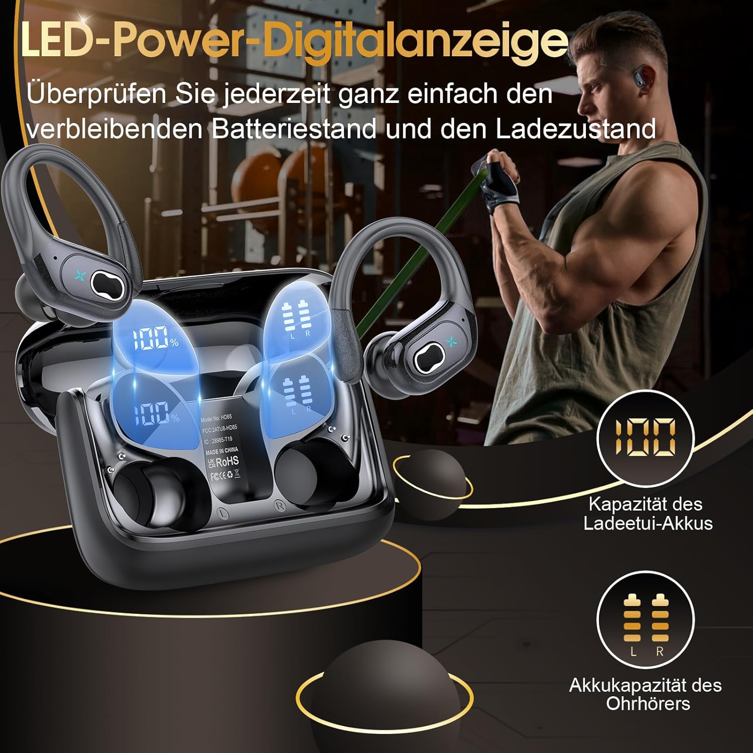STECEi HD65 Bluetooth earbuds
