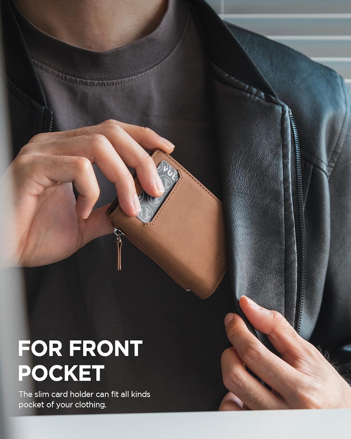 VULKIT Card Holder With Card Window | RFID Wallet