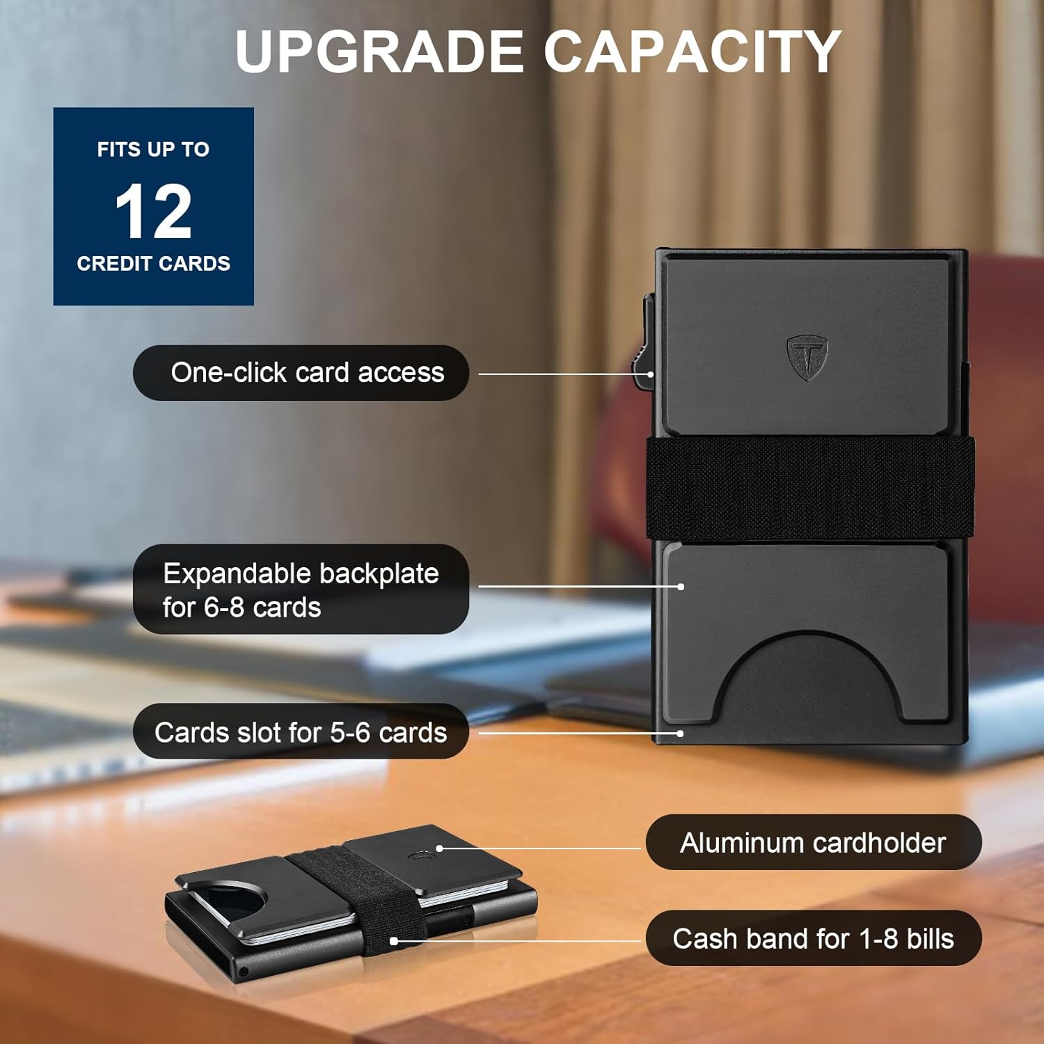 TOYFID Slim Wallet Card holder | RFID Wallet